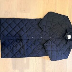 Frank & Oak Black Quilted Puffer Jacket